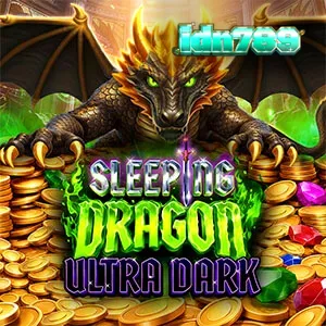 Tampilan layar permainan slot Sleeping Dragon Ultra Dark pada perangkat seluler
