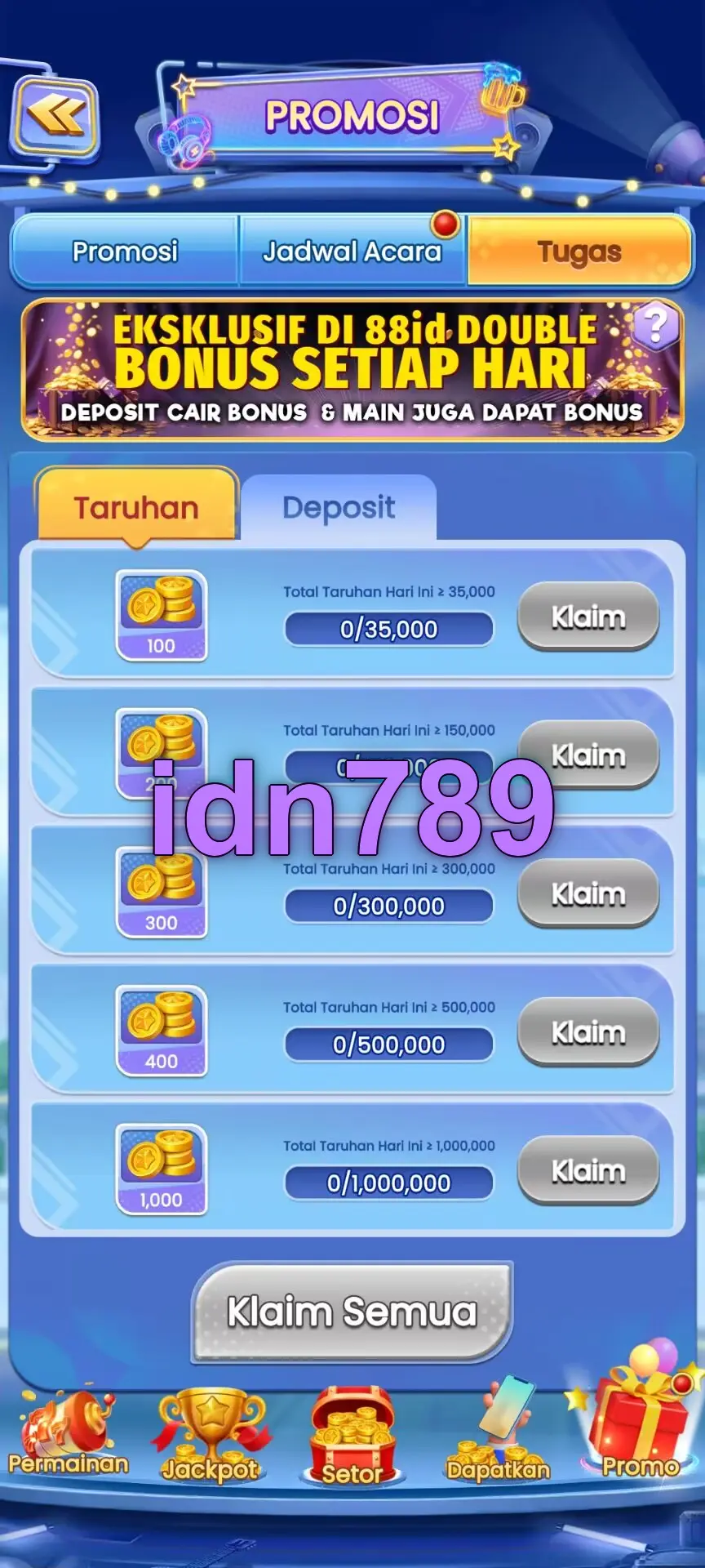 idn789 Masuk